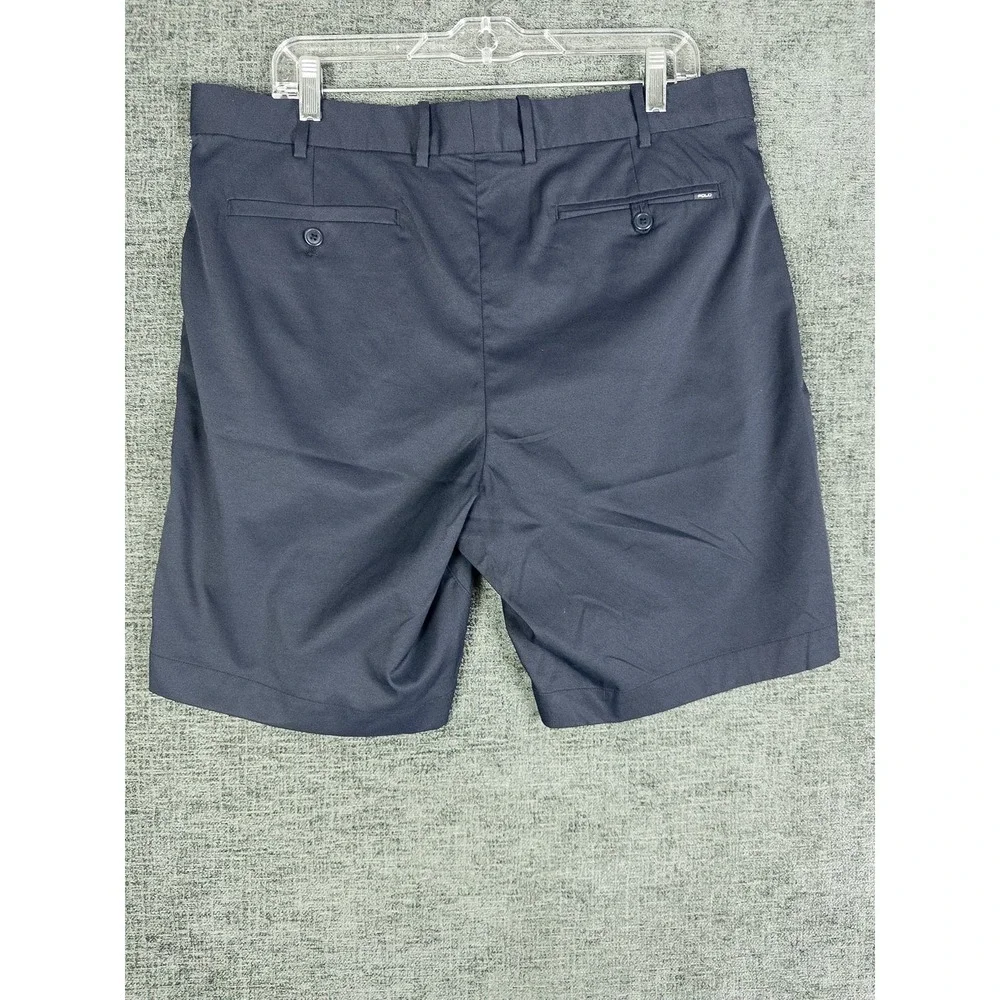 Polo Ralph‎ Lauren Performance Shorts Mens 36 Navy Blue Golf Chino Flat